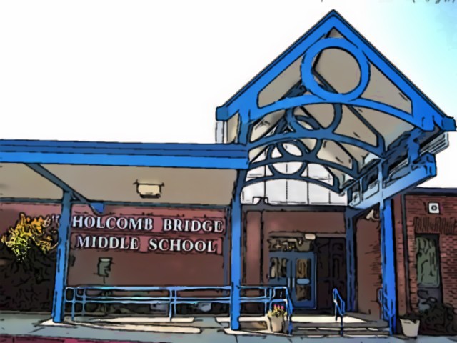 Holcomb Bridge Middle School, Fulton County Schools, Atlanta, Georgia